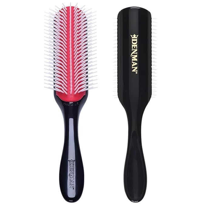 Denman Classic Styling Brush 9 Row - D4 - Hair Brush for Separating, Shaping & Defining Curls - B... | Amazon (US)