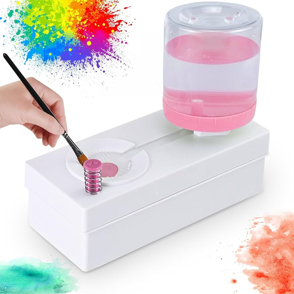 Brush Rinser Water Paint Cleaner, Paint Brush Rinser Dispenser, Multifunctional Water Recycling R... | Amazon (US)