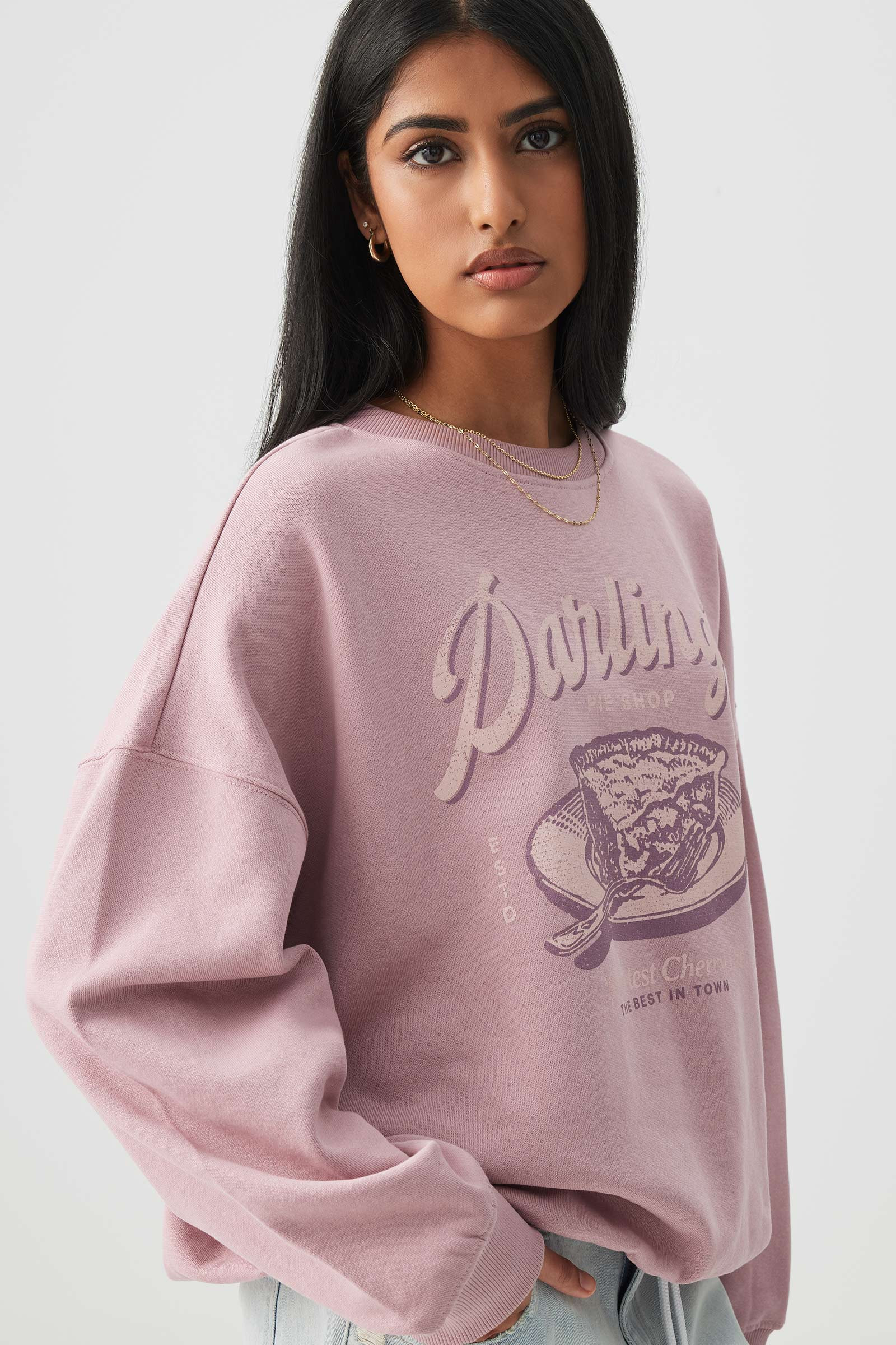 Gourmet Print Sweatshirt | Ardene