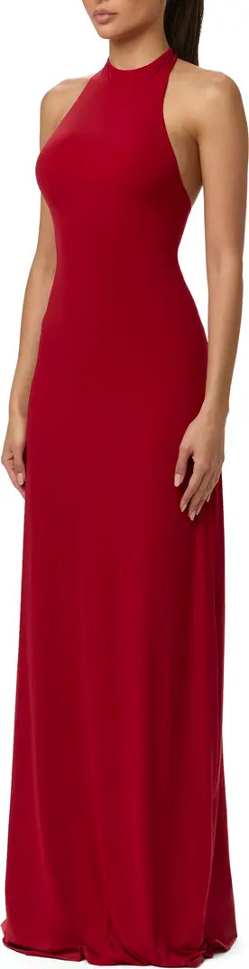 Bow Halter Maxi Dress | Nordstrom