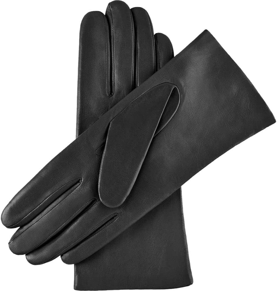 Fratelli Orsini Winter Gloves Isabella Black for Women - Lambskin Leather Gloves with cashmere li... | Amazon (US)