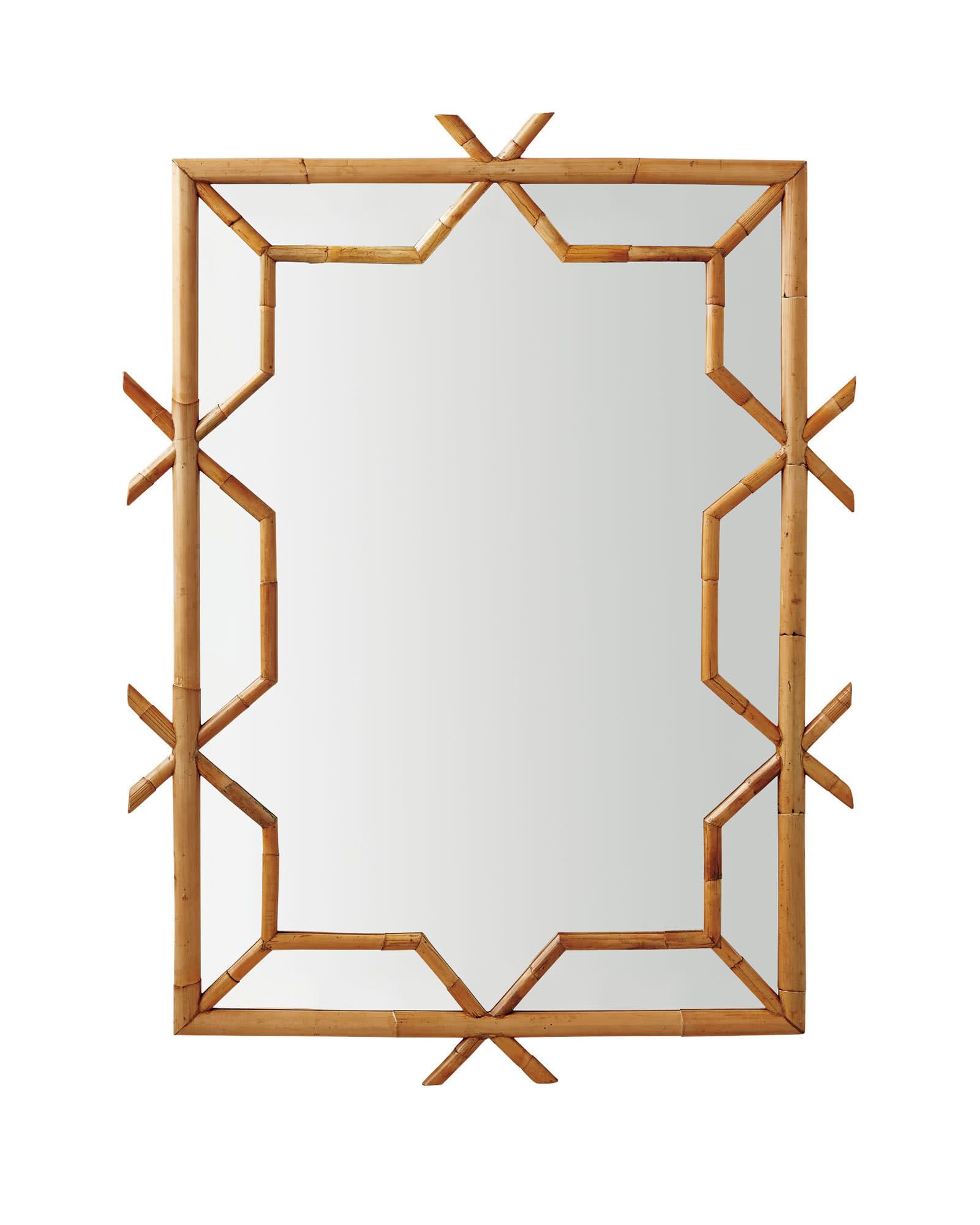 Lanai Rattan Mirror | Serena and Lily