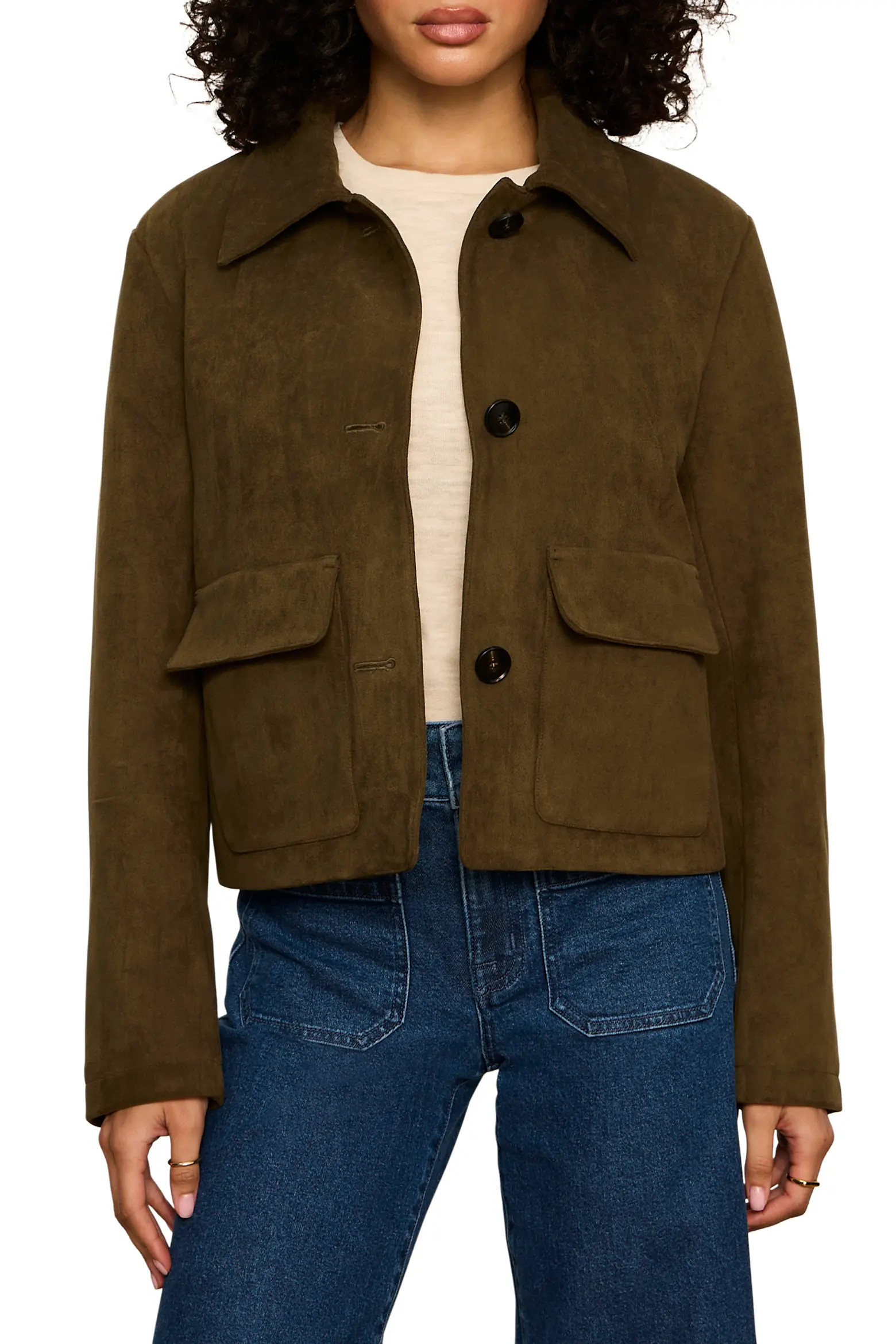 Sanctuary Avid Faux Suede Jacket (Women) | Nordstrom | Nordstrom