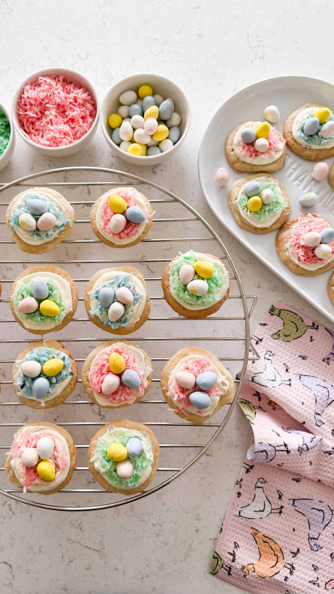 Easter Egg Nest Sugar Cookies! 

Easy to make and a fun Easter activity with your kids! I used pre-made sugar cookie dough, white frosting, coconut flakes, food coloring, and mini Cadbury eggs! 

#LTKHome #LTKSeasonal