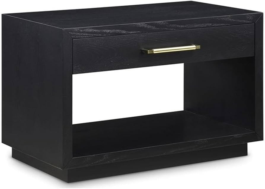 Meridian Furniture 872Black-NS Avery Collection Modern | Contemporary Nightstand, Black Finish, 3... | Amazon (US)