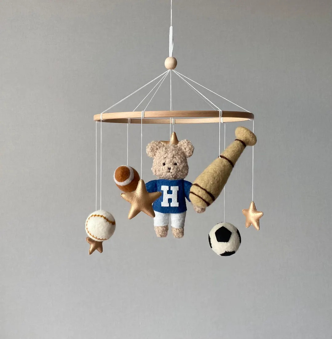 Vintage Teddy Bear, Polo Bear, Unique Nostalgic Gift for Soccer Lovers and Kids Playrooms, Sports... | Etsy (US)