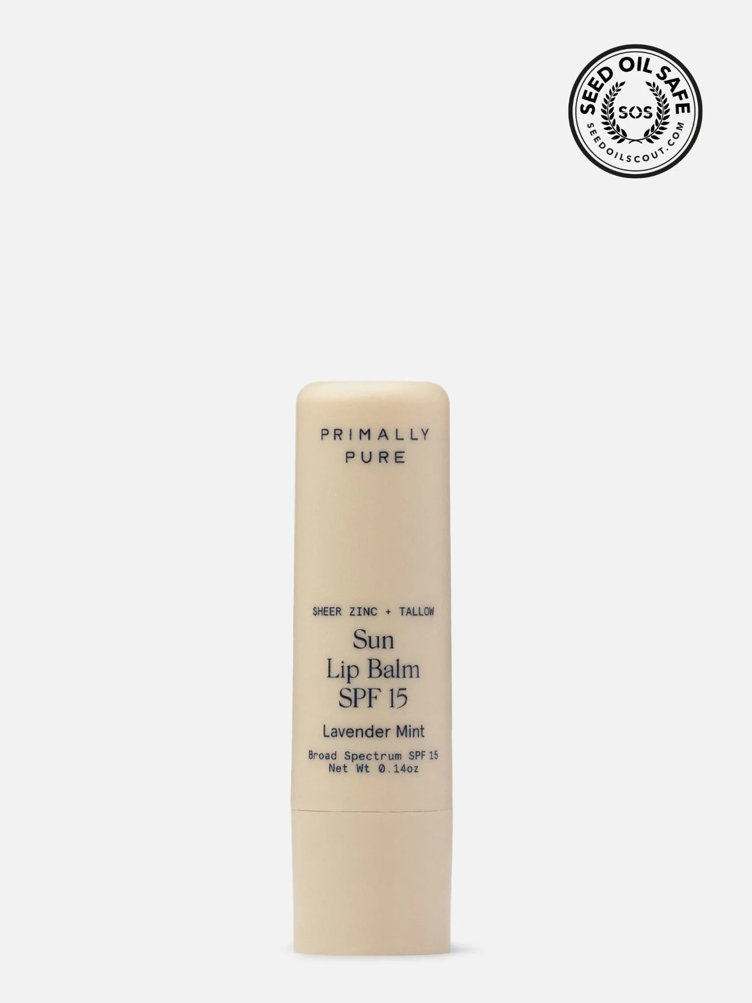 Sun Lip Balm SPF 15 | Mineral SPF Lip Balm | Primally Pure Skincare | Primally Pure