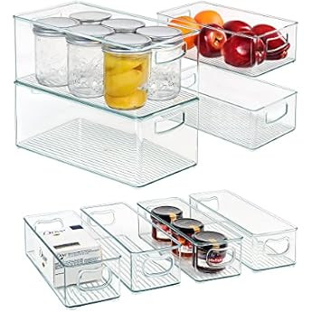 Utopia Home Set of 8 Pantry Organizers-Includes Organizers - Organizers for Freezers, Kitchen Cou... | Amazon (US)