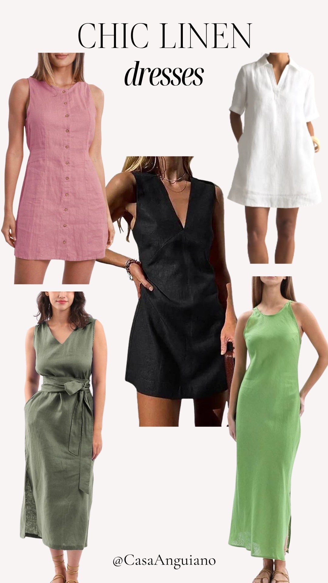 Budget friendly Chic linen dresses for women

#LTKootd