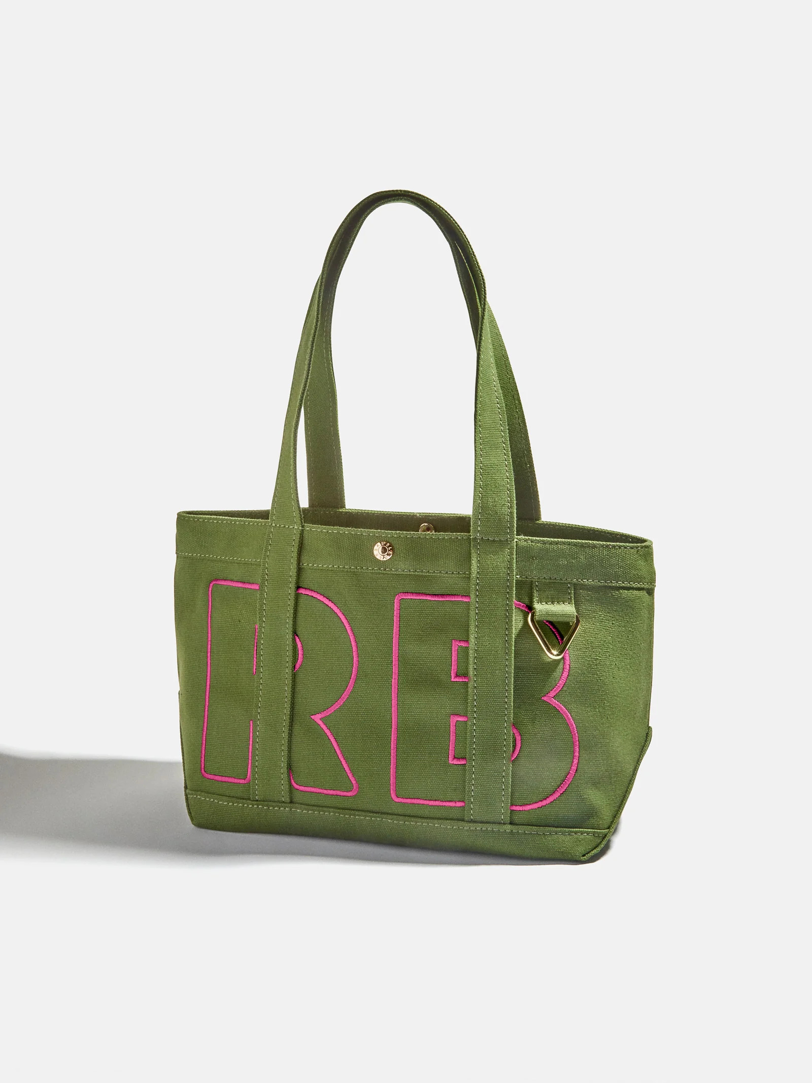 Custom Alpha Tote - Olive Green | BaubleBar