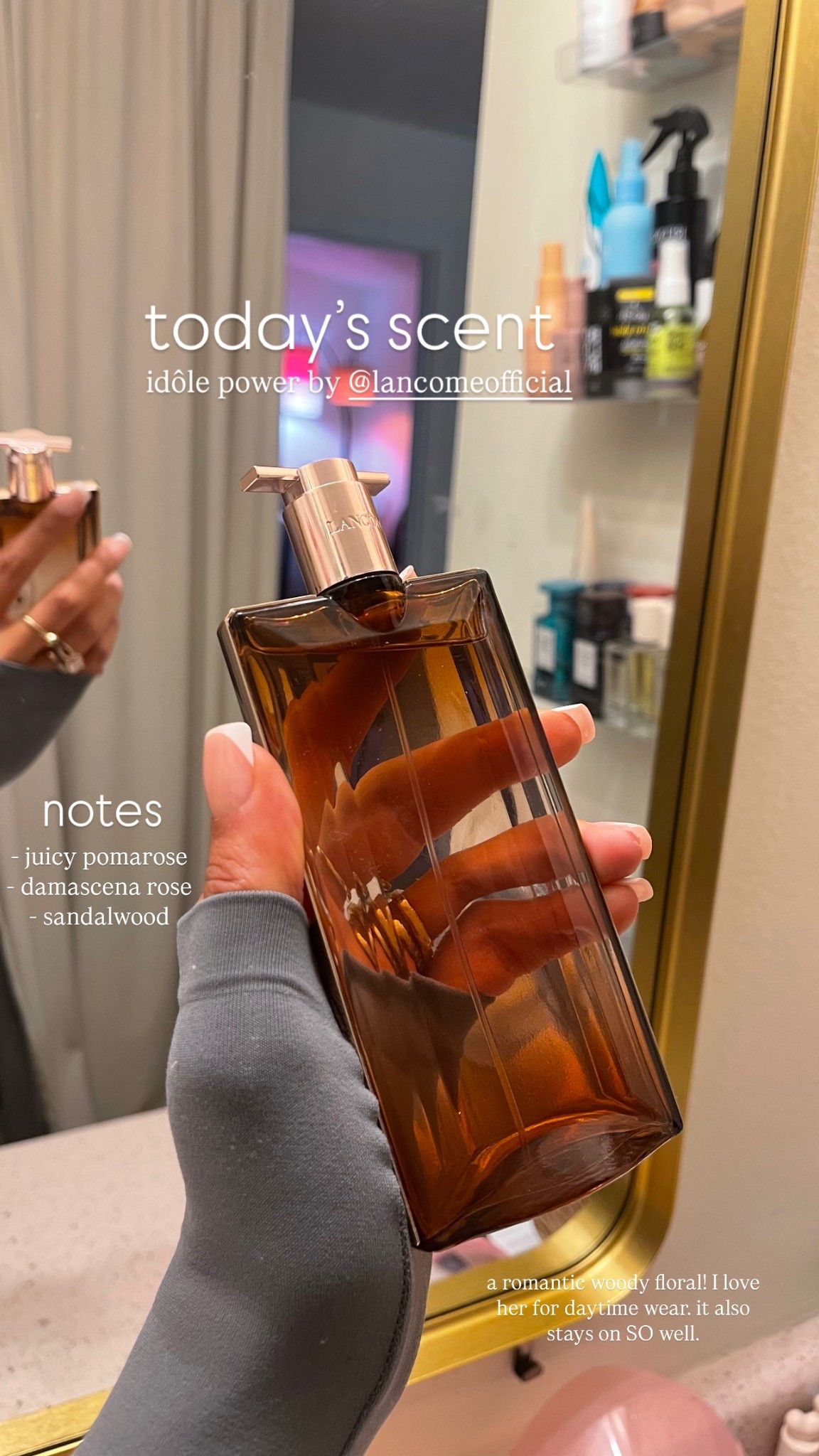 Lancôme’s new idôle power perfume is the PERFECT spring time fragrance. 💐💓 flirty yet sophisticated and gives girl boss vibes. LOVING her lately. 

|| spring perfume, perfume recommendation, warm floral perfumes, woody floral perfume, spring perfume recommendations, favorite perfume 