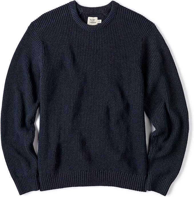 Huckberry Flint and Tinder Bolinas Cotton Crewneck Sweater, Mens Sweater | Amazon (US)