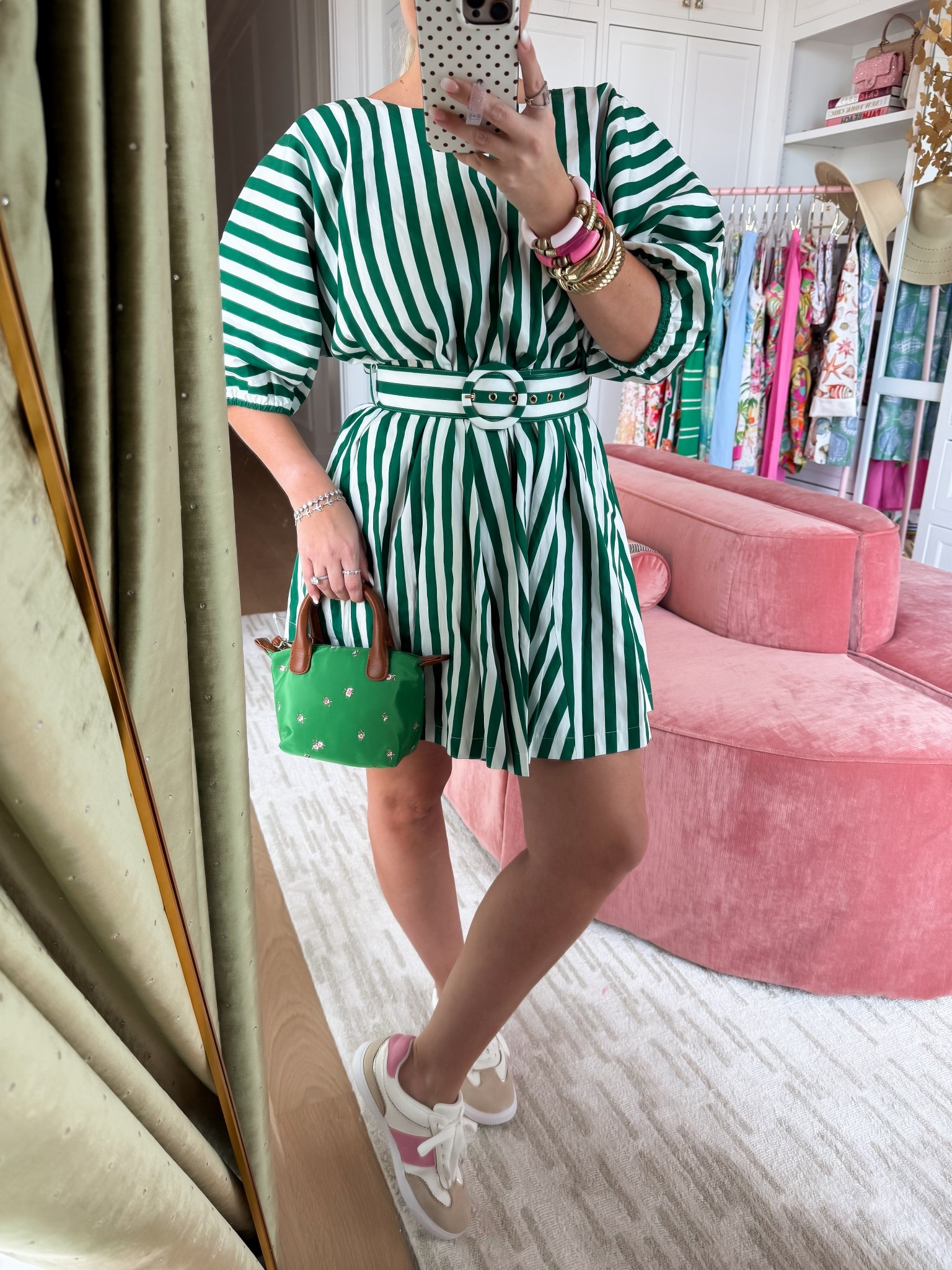 Easy spring outfit - perfect for the masters! Wearing size small! 

#LTKootd #LTKdayinmylife #LTKgrwm