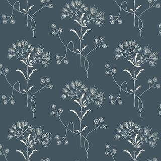 Wildflower Spray and Stick Wallpaper | The Home Depot
