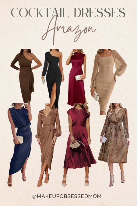 Don't miss this collection of cocktail dresses that are perfect to wear this fall!
#outfitinspo #weddingguest #petitefashion #amazonfinds

#LTKwedding #LTKover40 #LTKstyletip