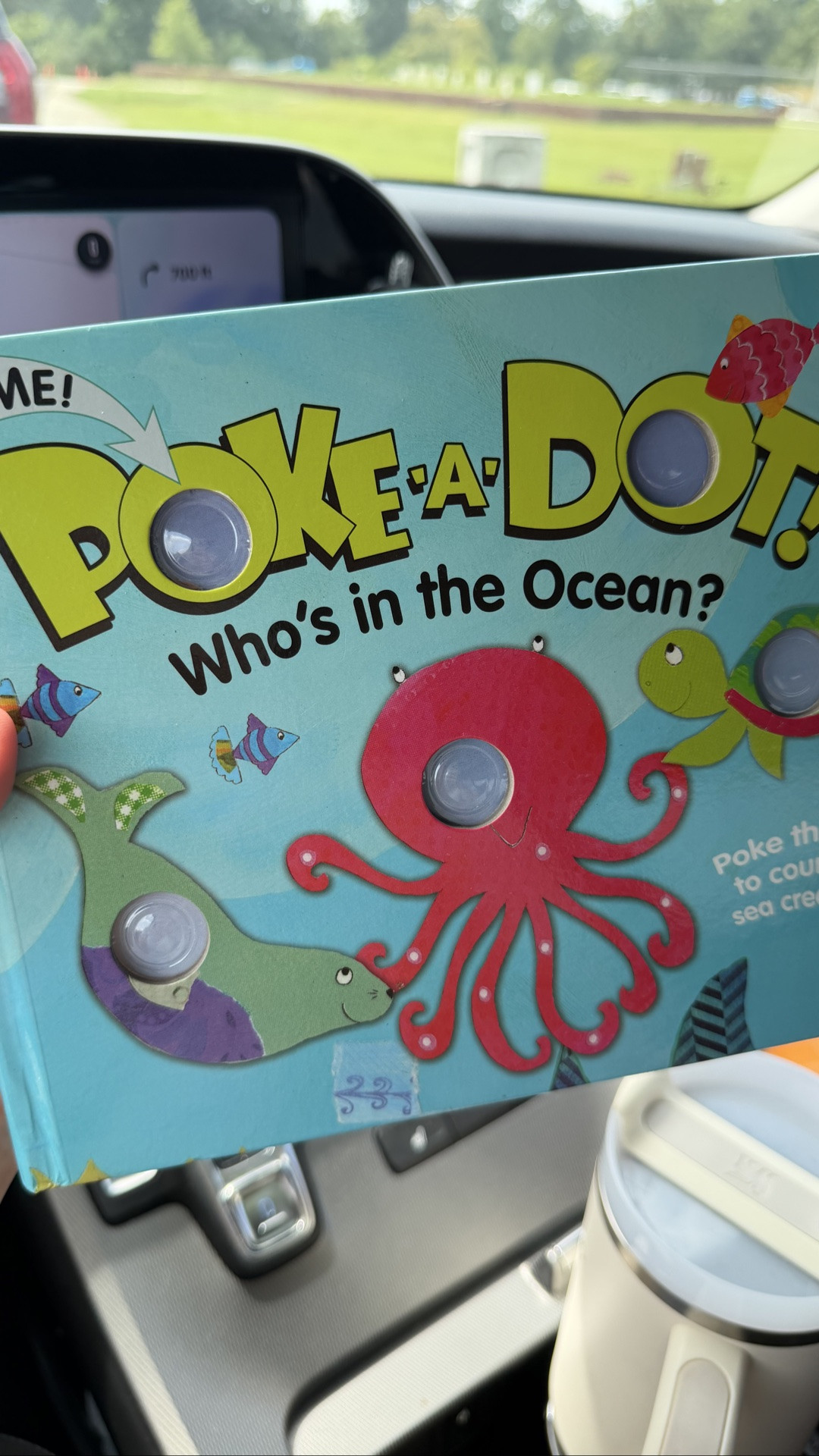 My daughter loves this Poke a Dot book about the ocean! It has little plastic buttons that they push and it makes a clicking noise. It will keep her entertained for such a long time.

#LTKmomlife #LTKKids #LTKBaby