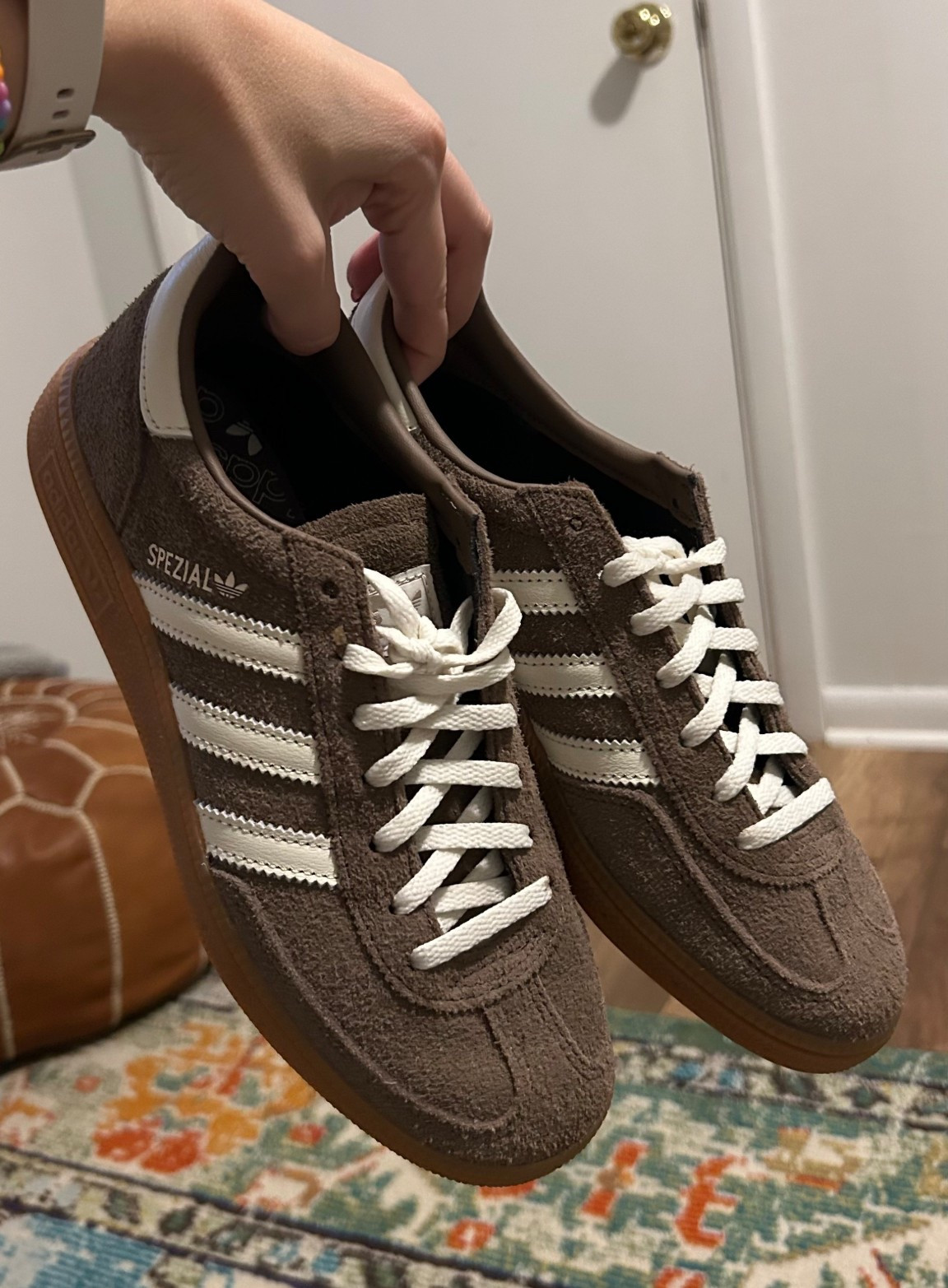 obsessed with these brown adidas for fall 😍 these are technically Spezials but they are pretty much identical to Sambas. runs true to size and very comfy  

#LTKSeasonal #LTKShoeCrush