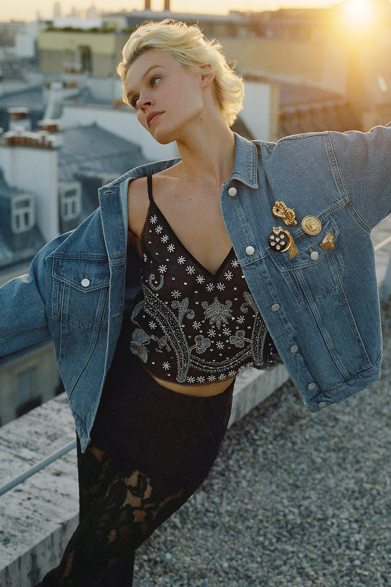 Pilcro Boyfriend Denim Jacket | Anthropologie (US)