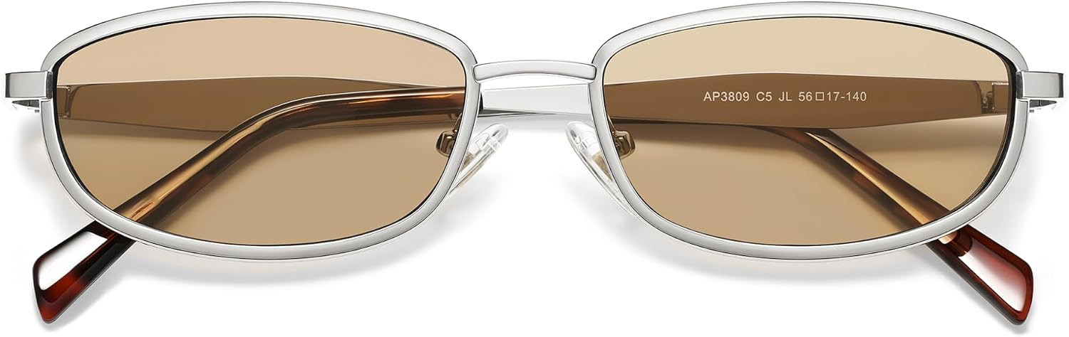 Retro Oval Sunglasses for Women Men AP3809 | Amazon (US)