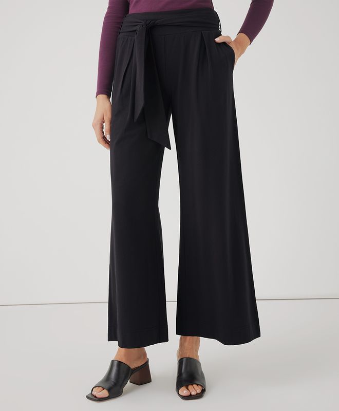 Women’s Luxe Jersey Volume Pant made with Organic Cotton | Pact | Pact Apparel
