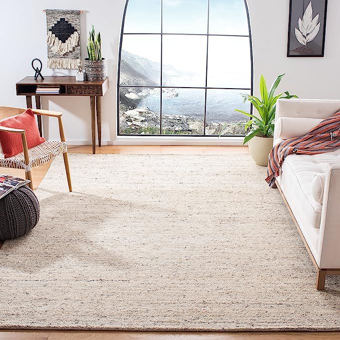 SAFAVIEH Himalaya Collection HIM413A Handmade Premium Wool Living Room Dining Bedroom Area Rug 9'... | Amazon (US)