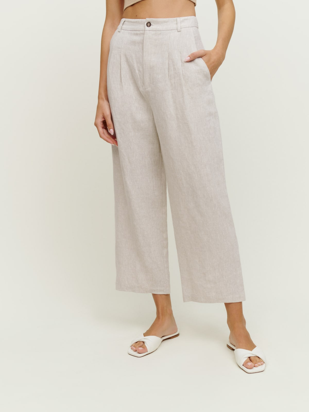 Genevieve Linen Pant | Reformation (Global)