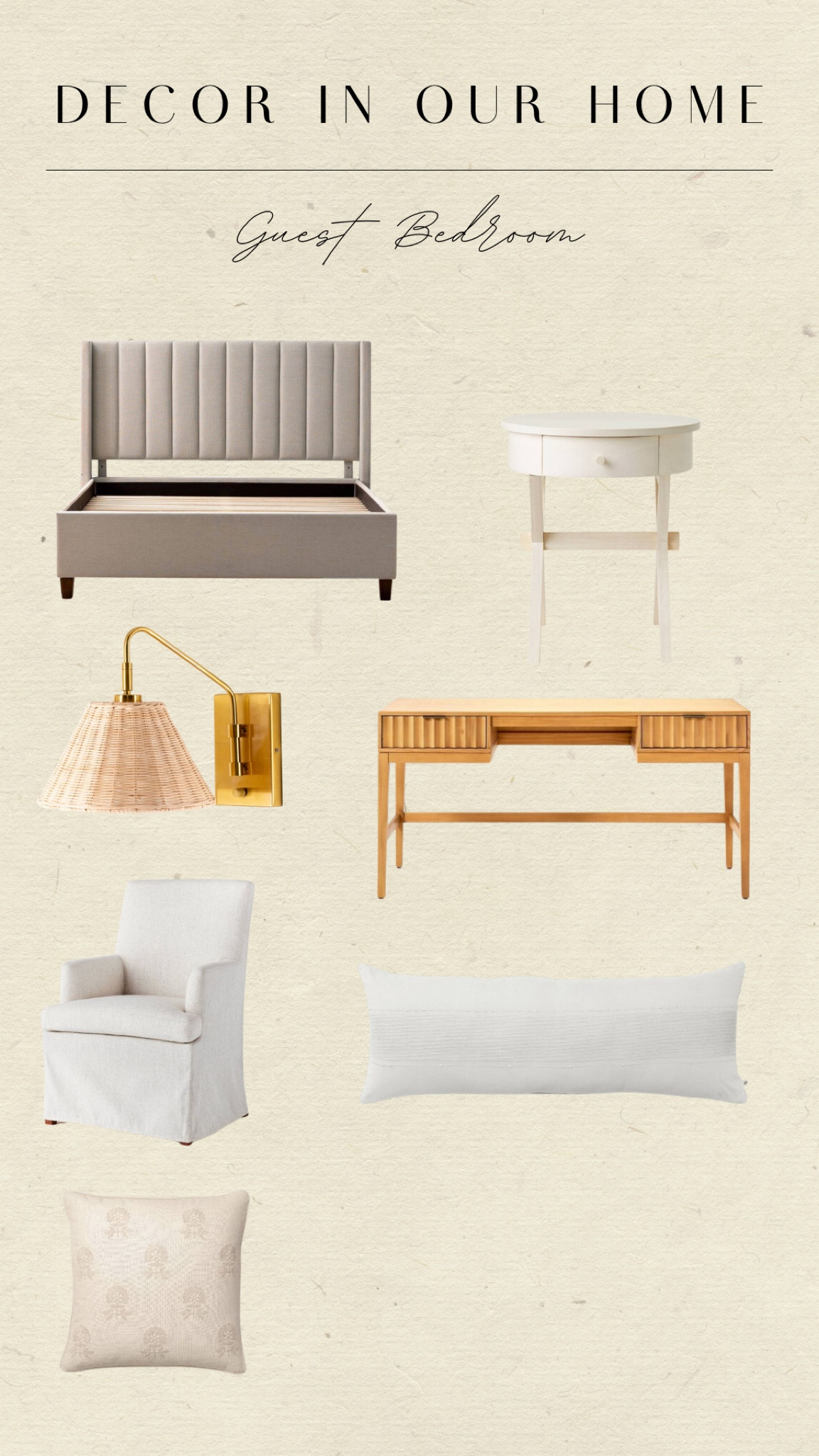 Home Decor, Desk, Writing Desk, Nightstand, Wall Sconce, Dining Chair, Desk Chair, Bed, Bed Frame, Studio McGee, Pillow, Bed Pillow, Bed Decorative Pillow, Neutral Bedroom Decor

#LTKFind #LTKstyletip #LTKhome