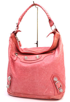 Authenticity GuaranteeBalenciaga Giant The Day Shoulder Bag Handbag Leather Pink Large Authentic | eBay AU