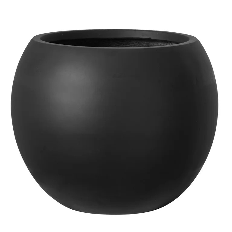 Richryce Modern Style Outdoor Planters for Porch, Round Planter with Drainage Hole, MgO Flower Po... | Walmart (US)
