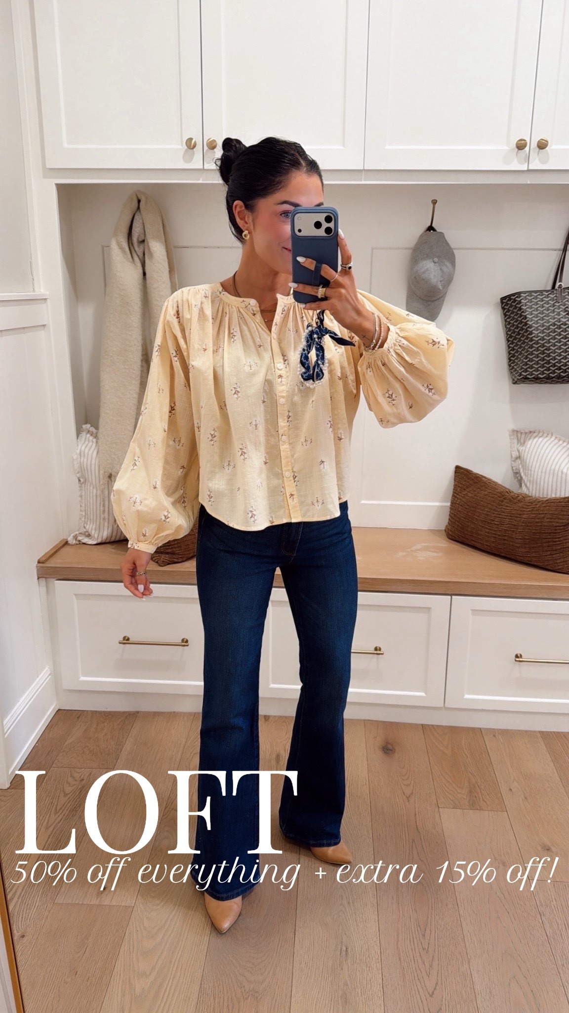 LOFT is having a 50% off + take and extra 15% off sitewide sale!! 😍🤍 wearing a small in the top and a 25R in the jeans

Sale alert, watchnow, spring fashion, finds under 100, Katy roach

#LTKSaleAlert #LTKPetite #LTKSeasonal
