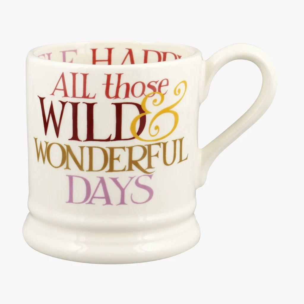 Rainbow Toast Wild & Wonderful Days 1/2 Pint Mug | Emma Bridgewater (UK)