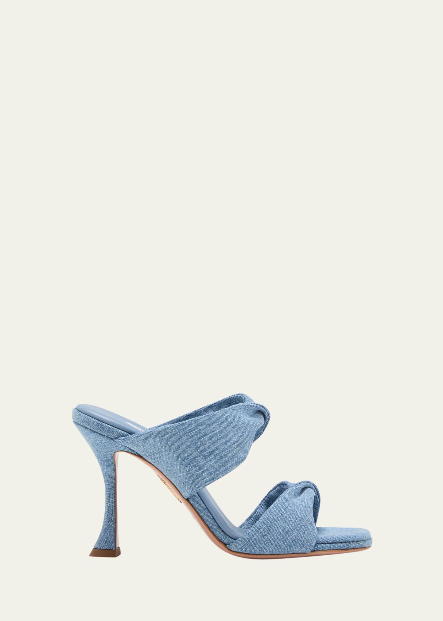Aquazzura Twist Dual-Band Mule Sandals | Bergdorf Goodman