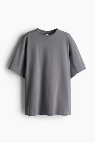 H & M - Oversized T-shirt - Gray | H&M (US + CA)