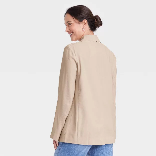 Women's Drapey Twill Blazer - A New Day™ | Target