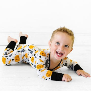 Boo Crew Bamboo Viscose Zippy | Little Sleepies
