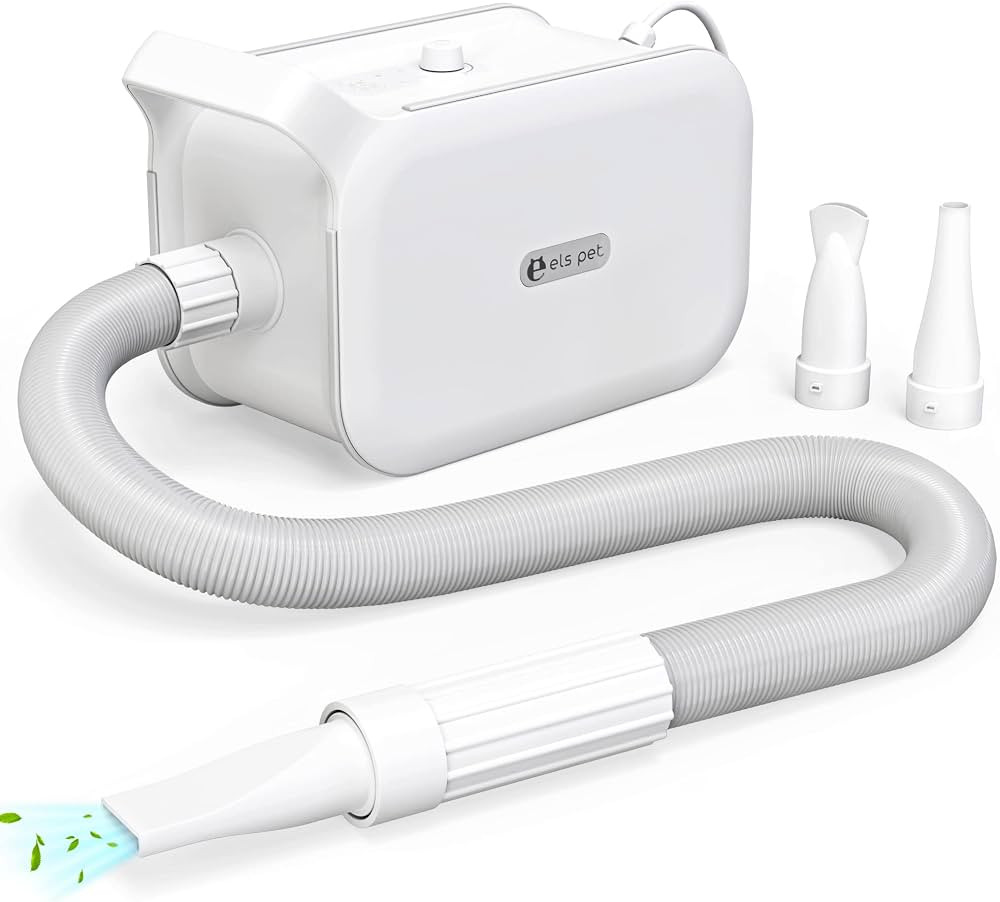 ELS PET Dog Dryer: Smart Pet Dryer with LED Screen, 3 Nozzles, High Velocity Negative Ion Motor D... | Amazon (US)