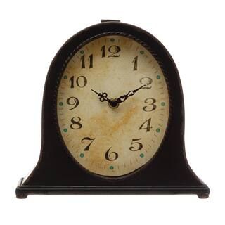 8.5'' Black Metal Mantel Clock | Clocks | Michaels | Michaels Stores