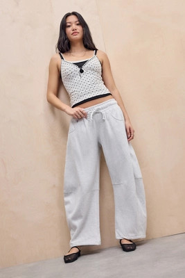 Out From Under Essential Barrel Leg Joggers | Urban Outfitters UK