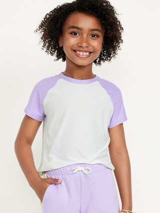 Cloud 94 Soft Raglan-Sleeve T-Shirt for Girls | Old Navy (US)