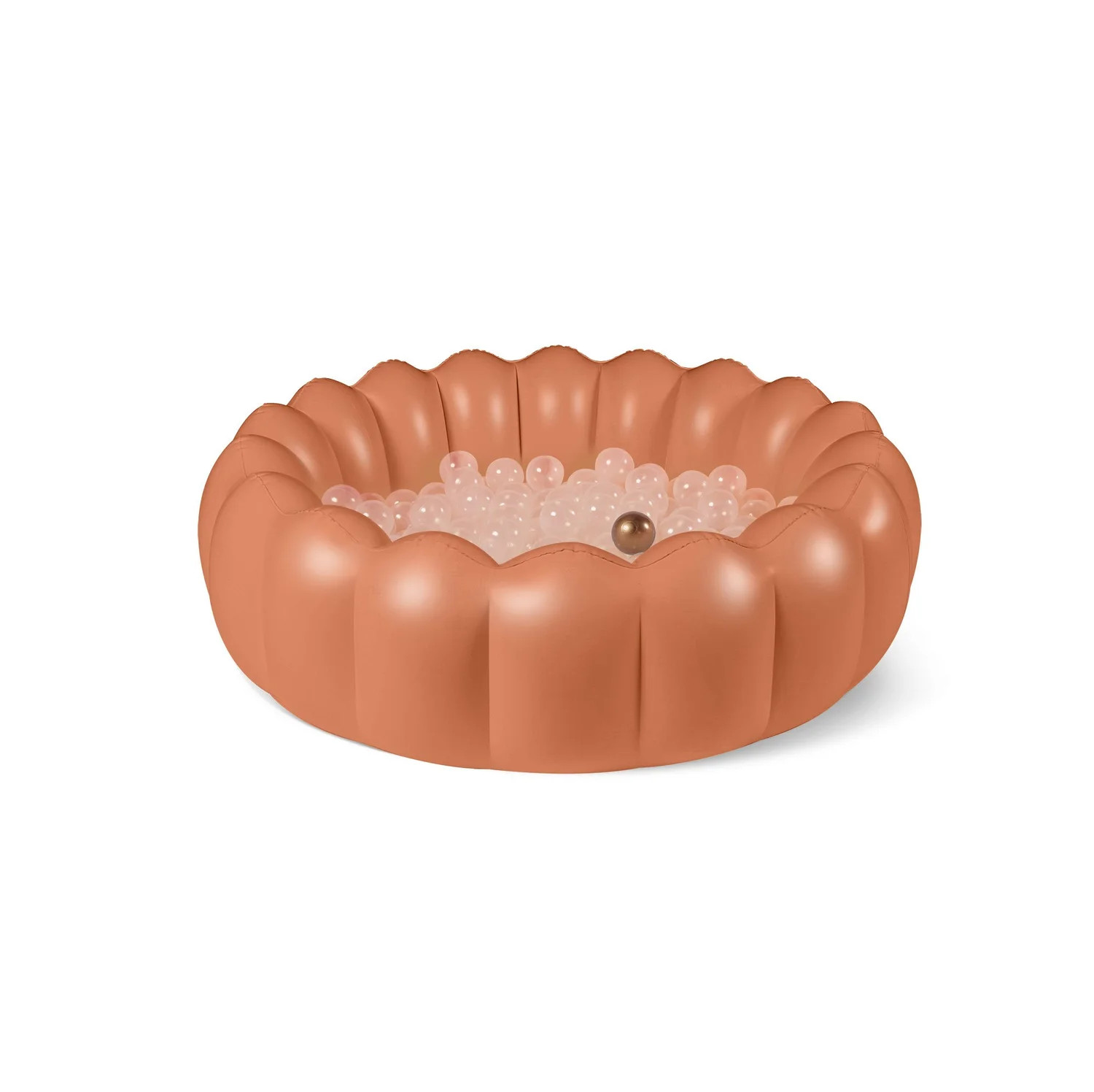 The DiPP!T™ MINNI-MINNI Ball Pit in TERRACOTTA — MINNIDIP LUXE INFLATABLE POOLS BY LA VACA | Minnidip