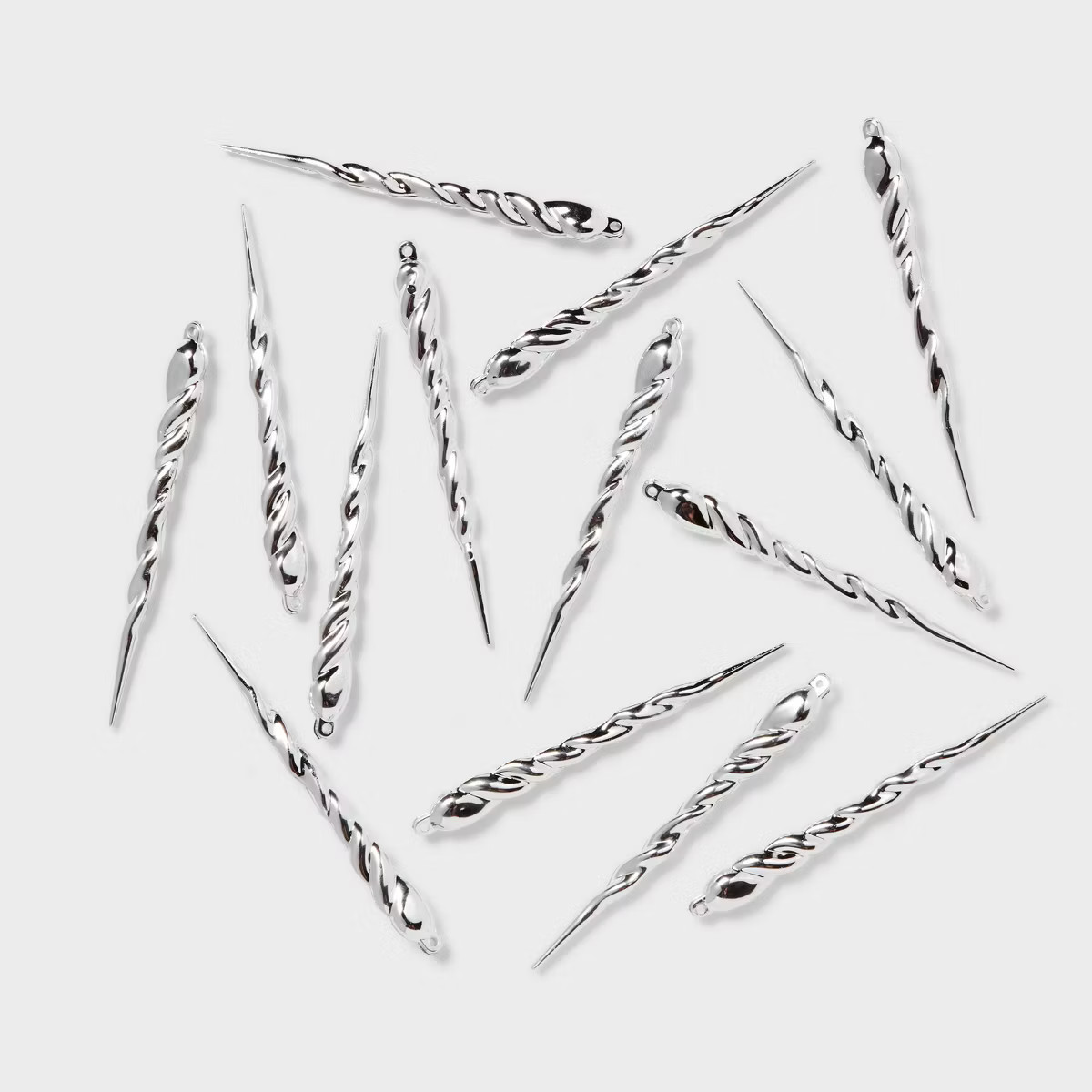 14ct Glitter Icicle Christmas Ornament Set - Wondershop™ | Target