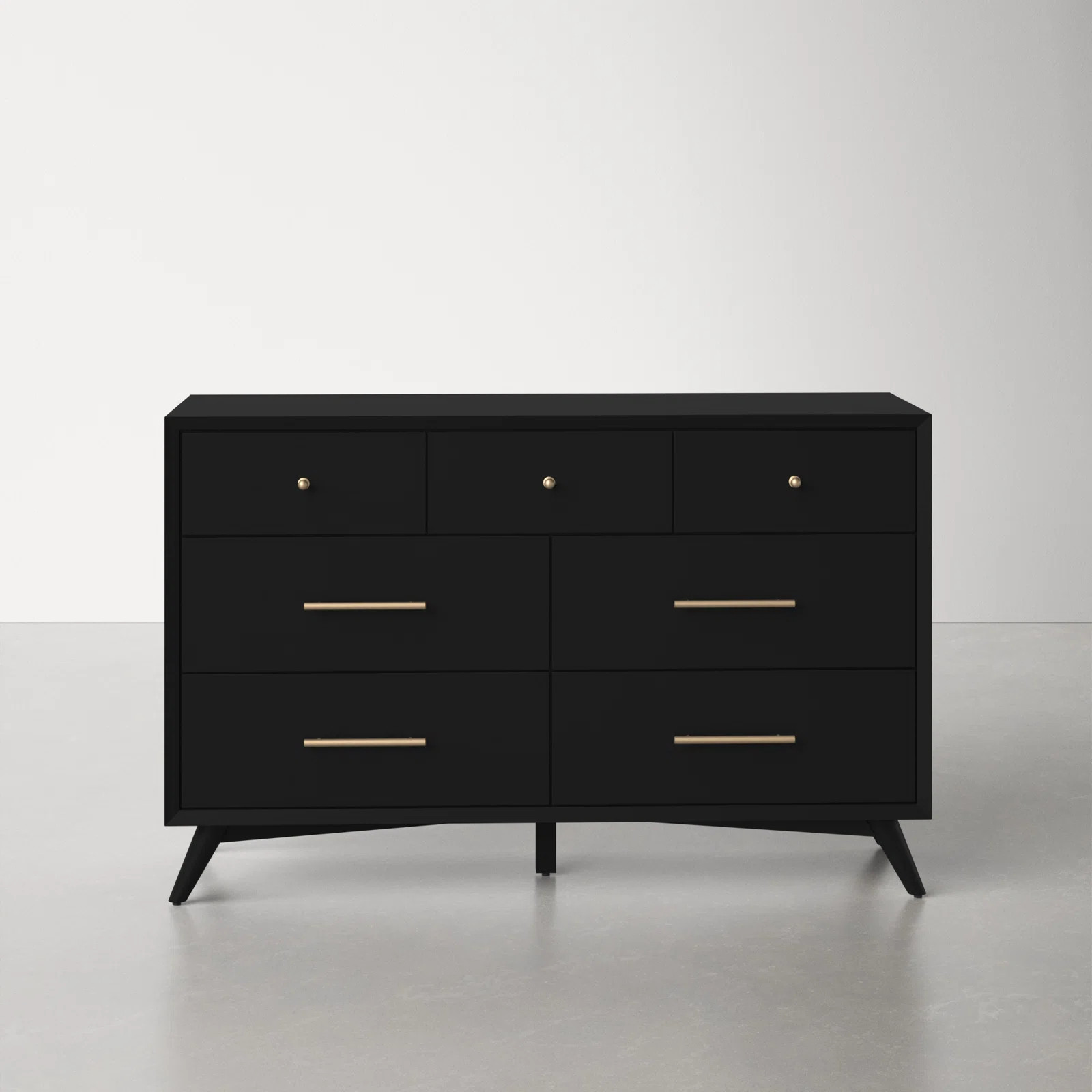Williams 7 Drawer 56'' W Solid Wood Dresser | Wayfair North America