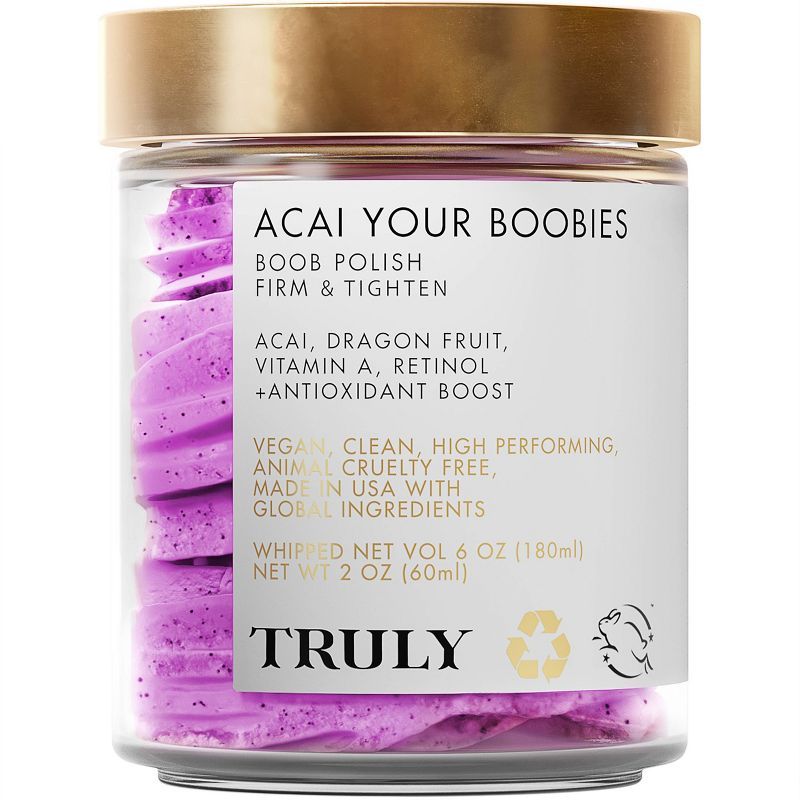 TRULY Acai Your Boobies Lifting Boob Polish - 2 fl oz - Ulta Beauty | Target