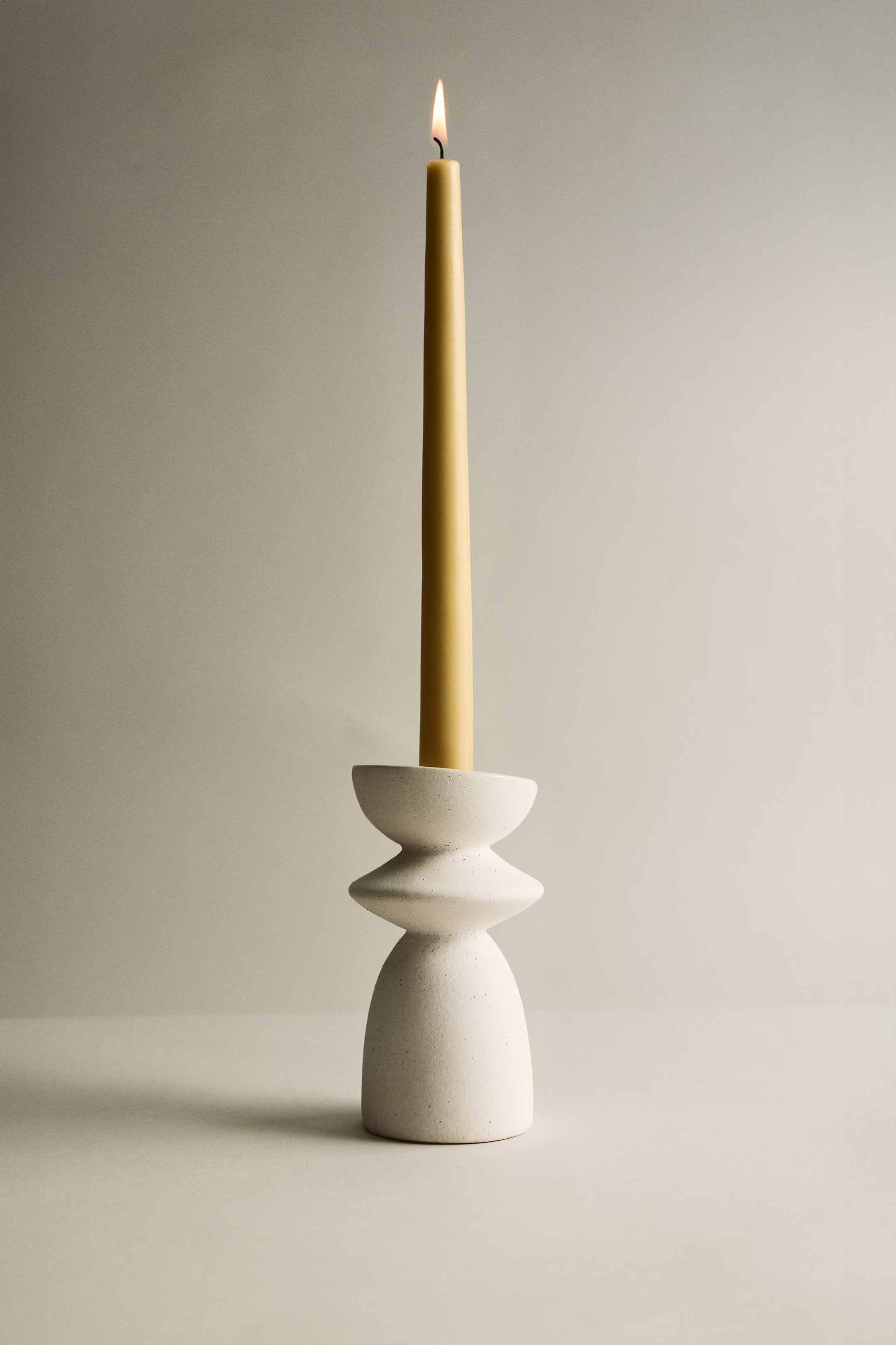 Stoneware candle holder | H&M (US + CA)