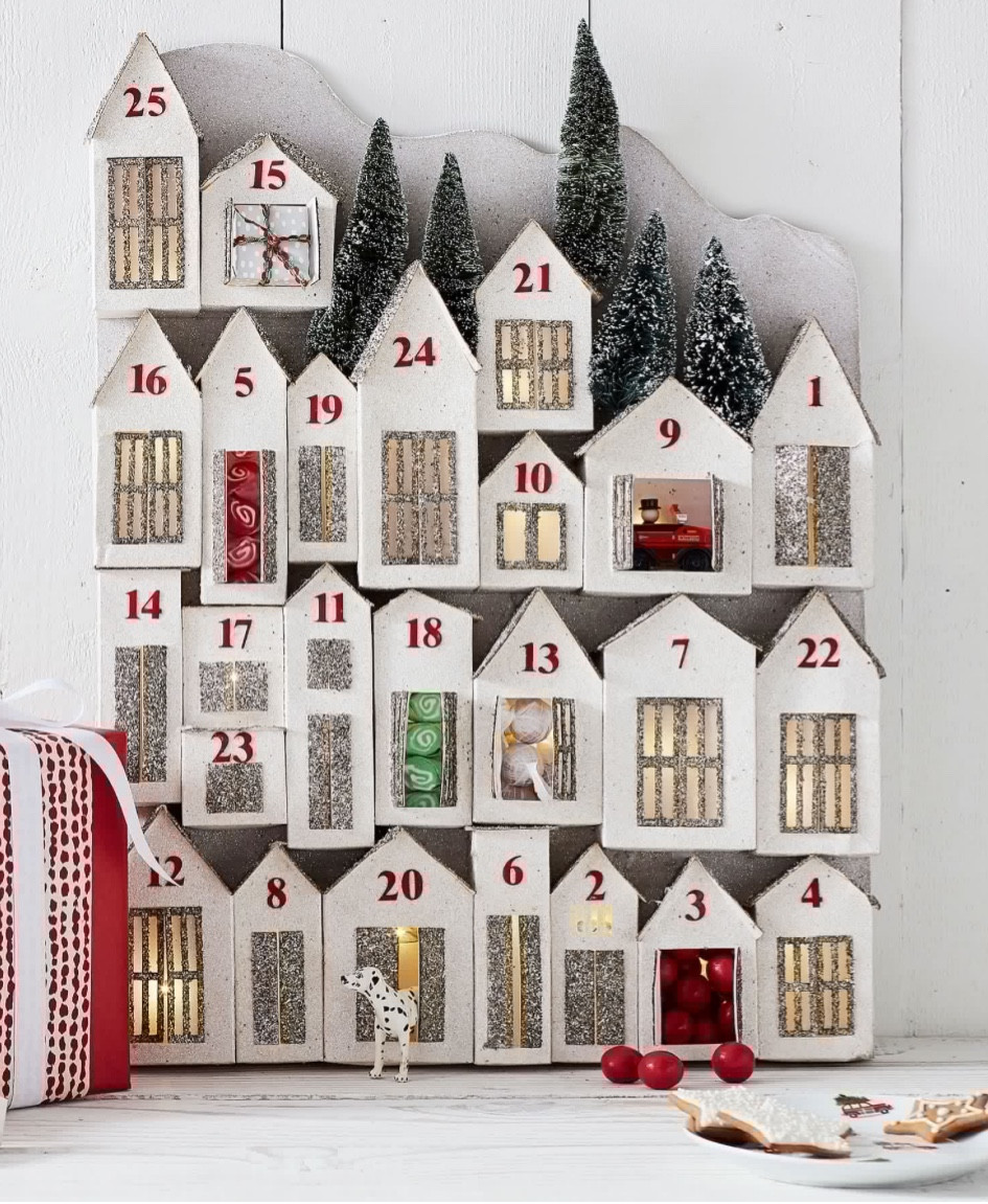 Lit glitter houses advent calendar 

#holidaydecor #adventcalendar 

#LTKHoliday #LTKSeasonal #LTKfamily