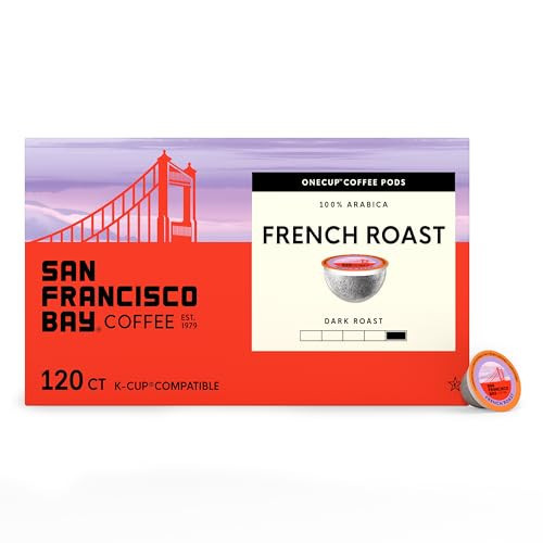 San Francisco Bay K-Cup Coffee Pods, French Roast (120 ct), Dark Roast, Commercially Compostable Single-Serve Coffee Pods | Amazon (US)