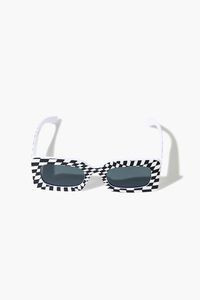 Checkered Rectangular Sunglasses | Forever 21 (US)