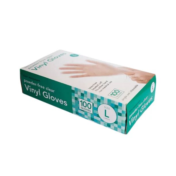 Basic Equipment Large Vinyl Disposable Gloves, 100ct. | Walmart (US)