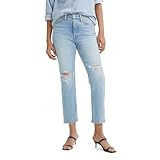 Levi's Women's Wedgie Straight Jeans, (New) Struck by Lightning | Amazon (US)