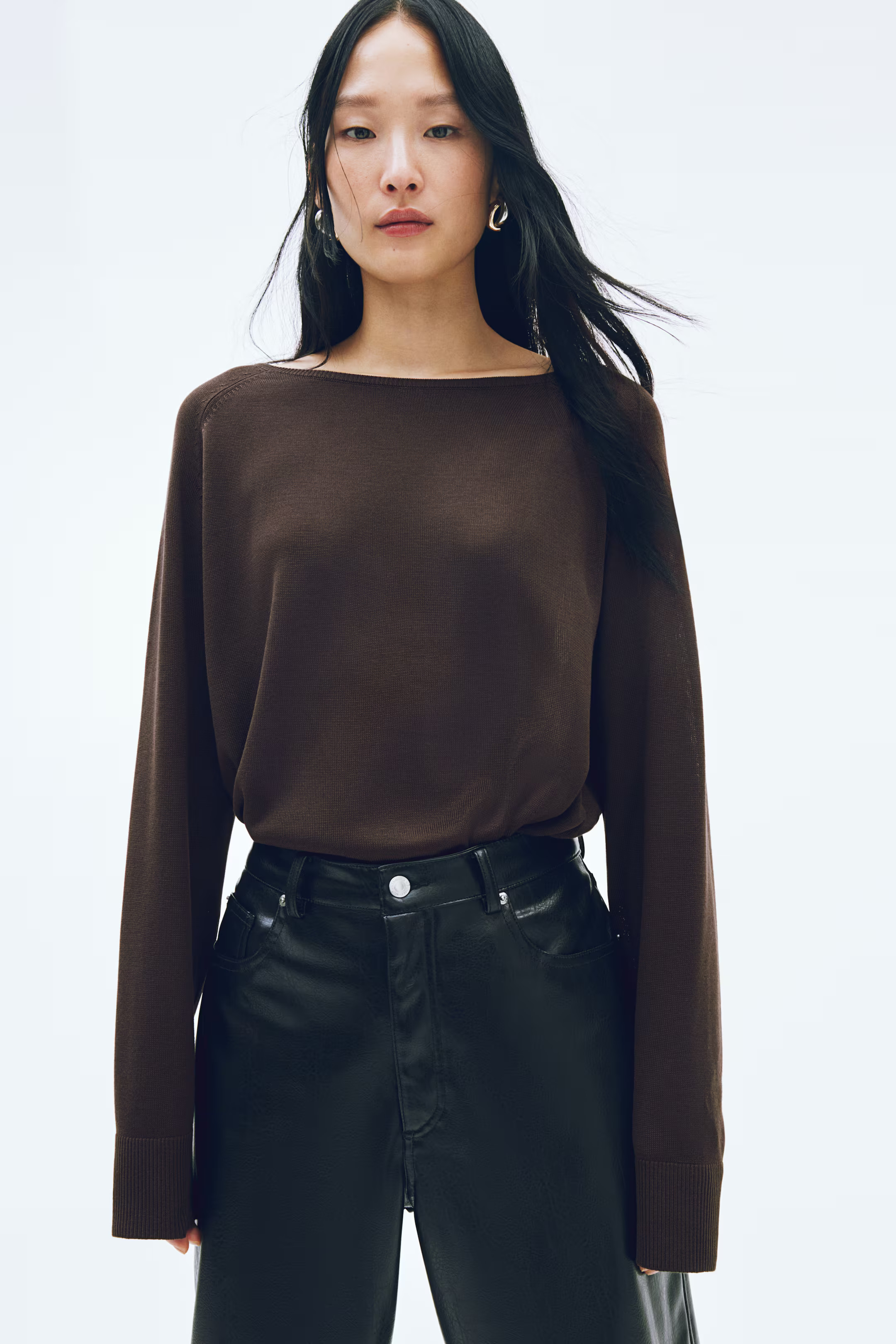 Fine-knit jumper - Red - Ladies | H&M GB | H&M (UK, MY, IN, SG, PH, TW, HK)